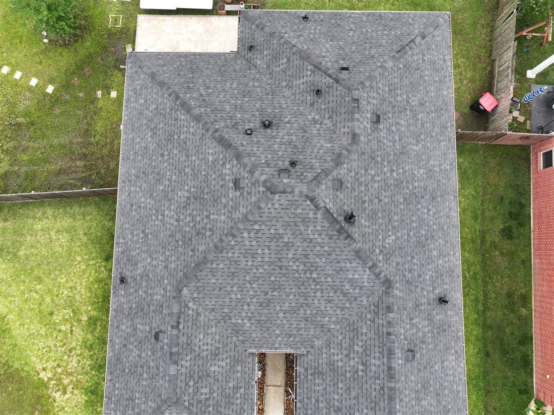 Completed roof replacement on Range Haven Ln, Porter, TX