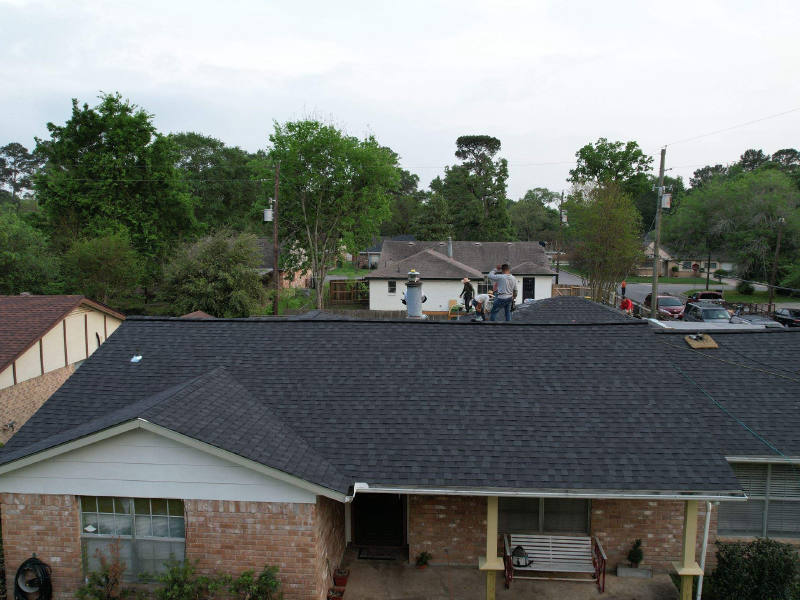 Full Roof Replacement on Brick Ranch — Conroe, TX