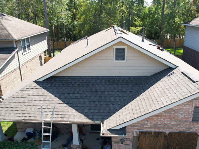 Roof Replacement on a Wooded Lot — Spring, TX