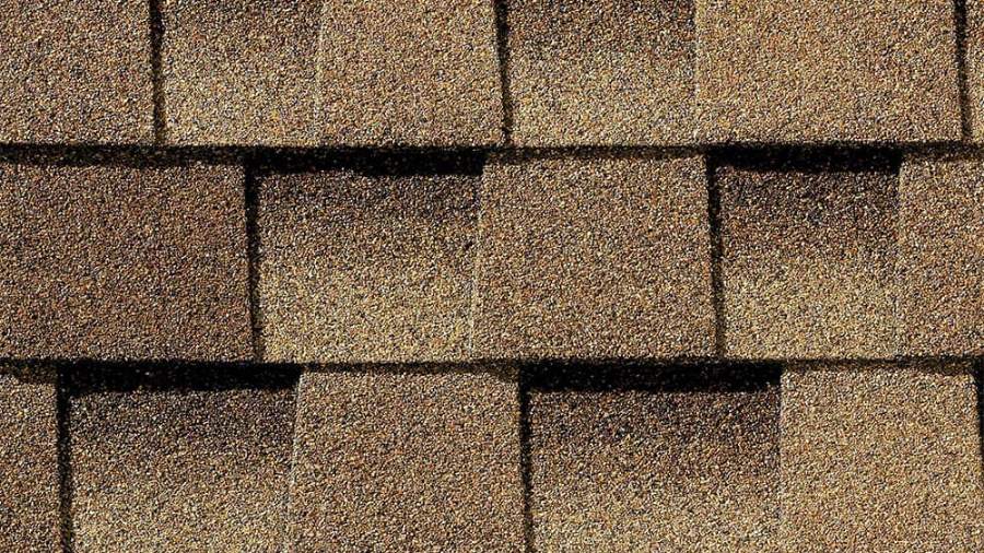 GAF Timberline HDZ Shakewood shingle close-up showing the granule blend